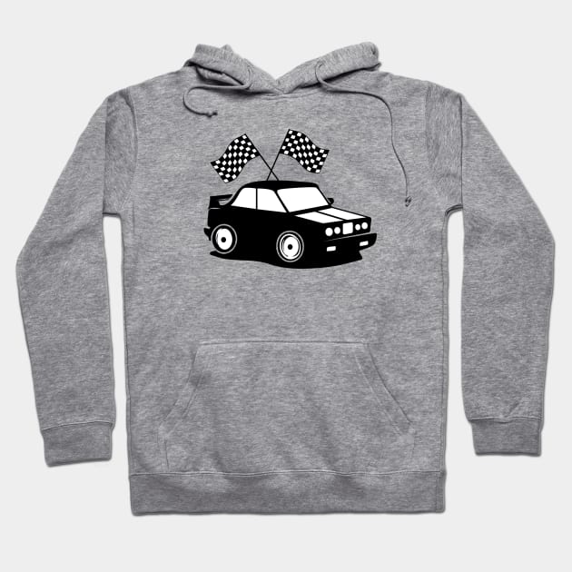 Racing Car Hoodie by dewarafoni